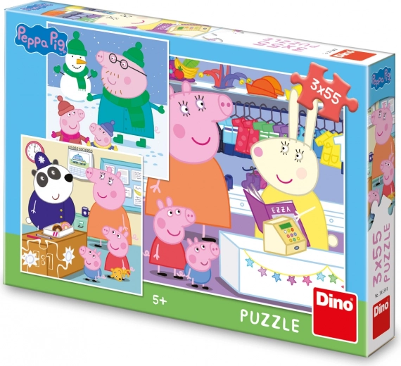 Пъзел PEPPA PIG – весело следобед 3×55 части