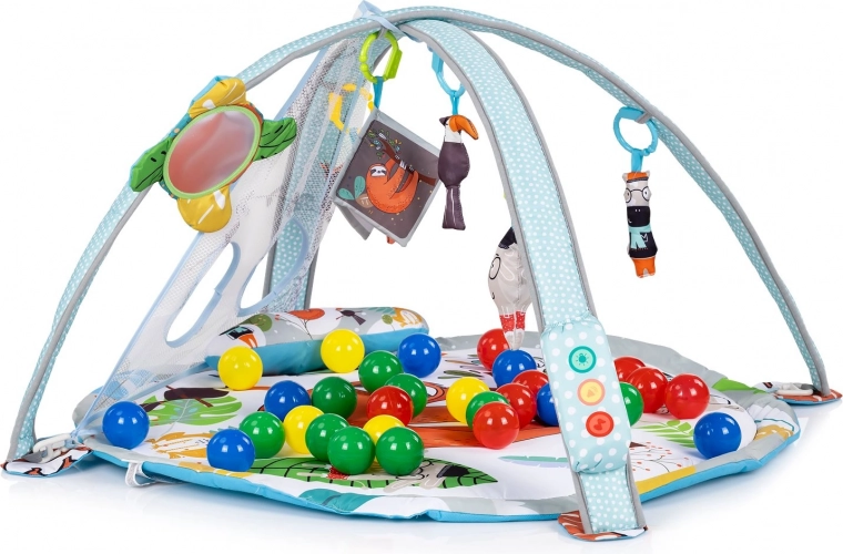 Игрална постелка със светлини и звуци Jungle Chipolino