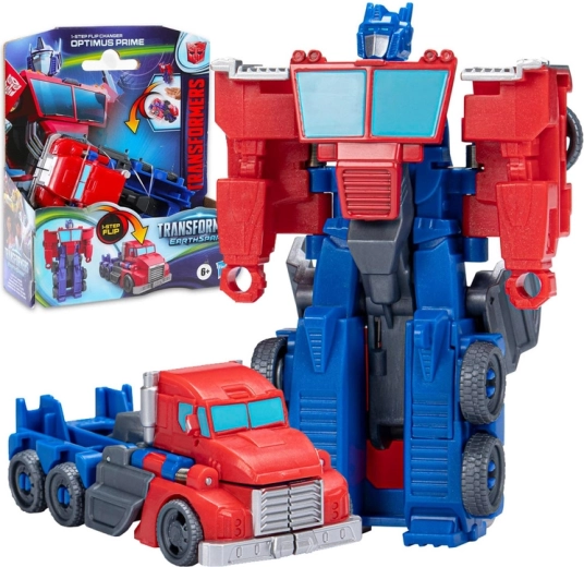 Transformers EarthSpark Optimus Prime 2-in-1 figure 1-step flip changer - 1 piece