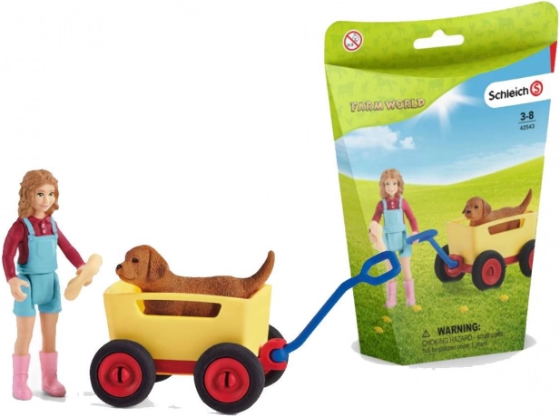 Schleich Farm World количка за куче