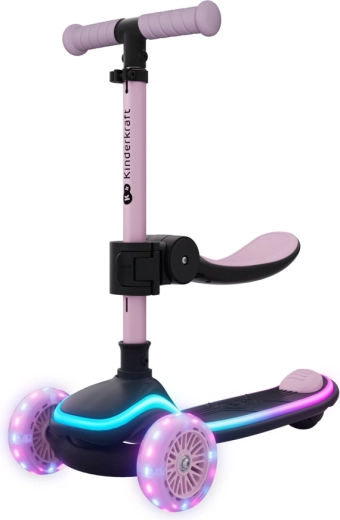 2-in-1: seat and standing ride
