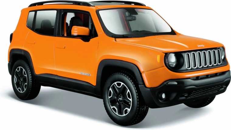 Die-cast model JEEP Renegade orange 1:24