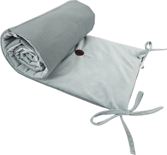 EKO crib bumper Velvet Olive Green 360 cm