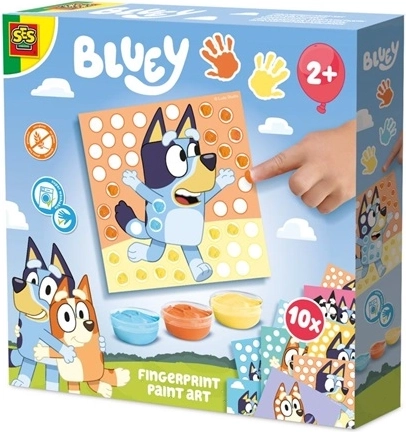 SES Bluey рисуване с пръсти