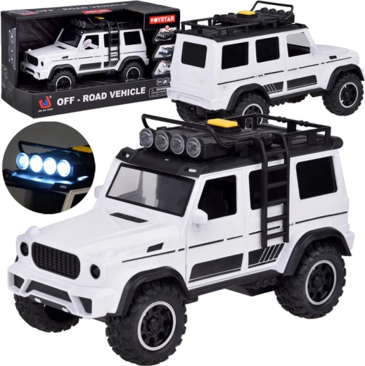 OFF-ROAD SUV with sounds and lights, rubber tires
