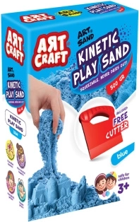 Art Craft кинетичен пясък син 500 г