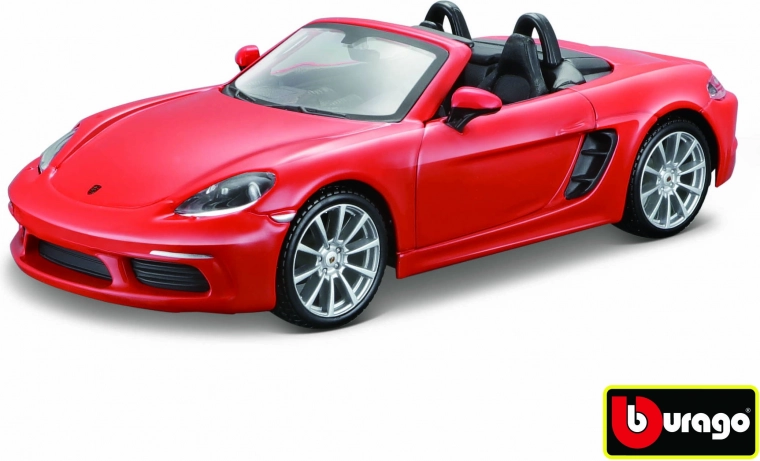 Модел Bburago Porsche 718 Boxster оранжев 1:24