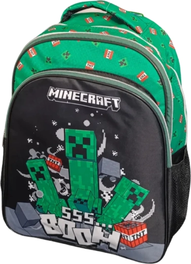 Ученическа раница Minecraft Creeper зелена 42 см