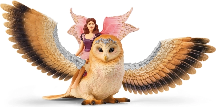 Schleich Bayala фея върху летяща сова