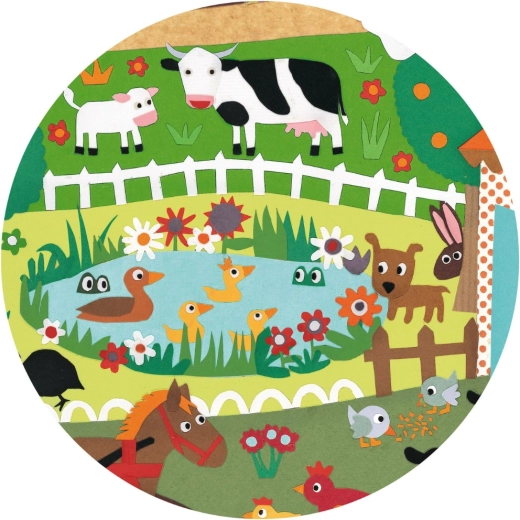 A colorful farm world