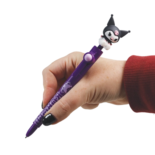 Comfortable grip and stylish purple-black design
