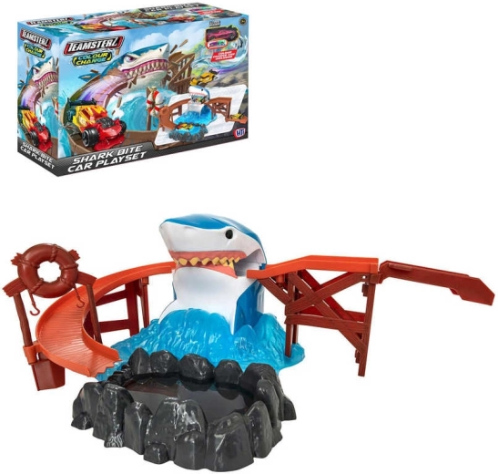Teamsterz Shark Track with Color-Changing Car
