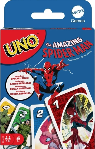Mattel UNO The Amazing Spider-Man игра с карти