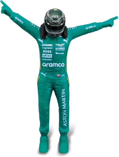 Фигурка на пилот от F1 в шампионска поза