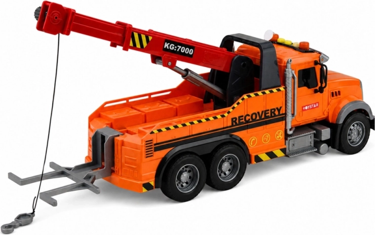 Extendable towing element and realistic details