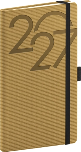 Notique pocket diary Ajax 2027 gold 9 × 15.5 cm
