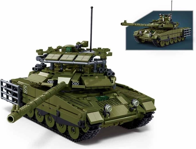 Конструктор на танк T-90M-S 1:35 от Sluban
