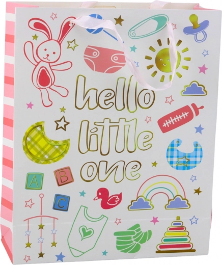Подаръчна торбичка за бебе Hello Little One 32 × 26 × 10 см