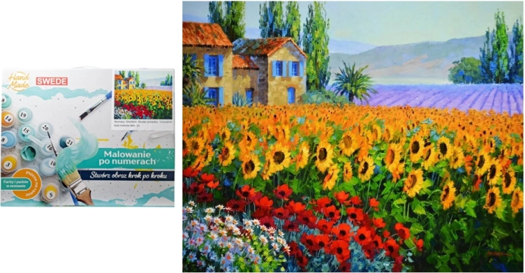 Paint by Numbers – Sunflower Field