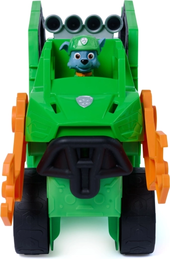 Rocky figure for play in the vehicle and on the dinosaur