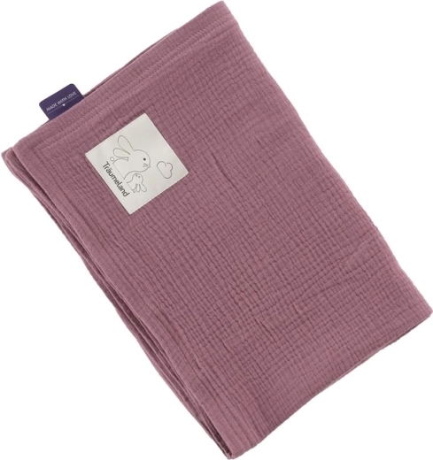 Träumeland muslin blanket Pflaume 100 × 75 cm