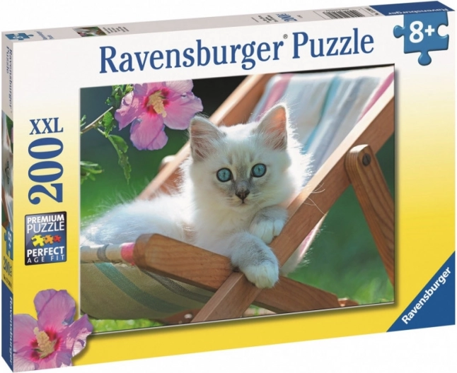 Children's 2D Puzzle Cat Picture 200 pieces