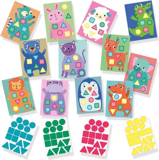 Learning shapes and colors through play