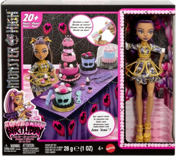 Monster High страшно-сладки рождени дни – комплект за декориране на торти с Clawdeen Wolf