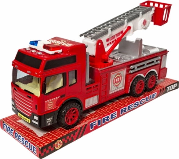 Fire truck with light and sound - 1 piece