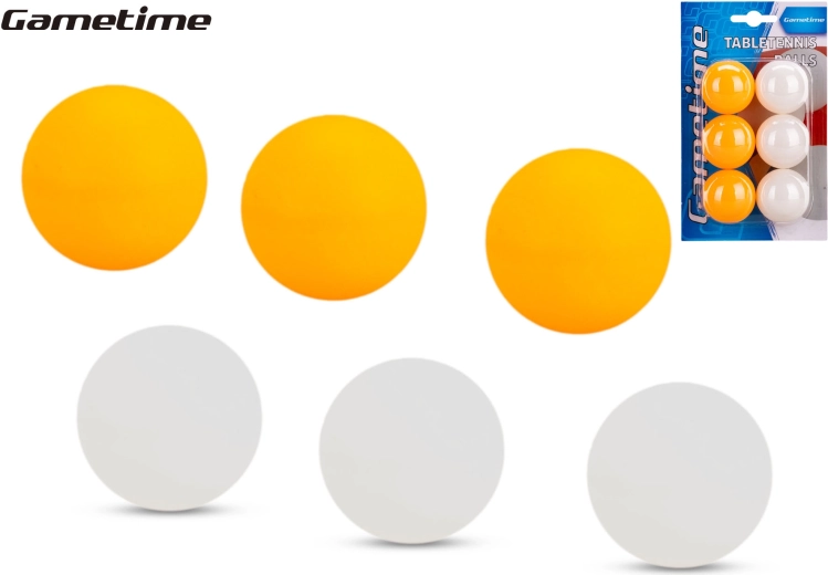 Gametime table tennis balls 6 pcs