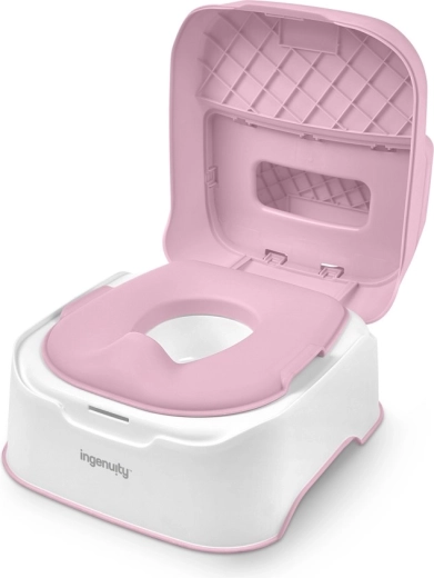 Ingenuity гърне 3в1 Prepare to Potty Розово