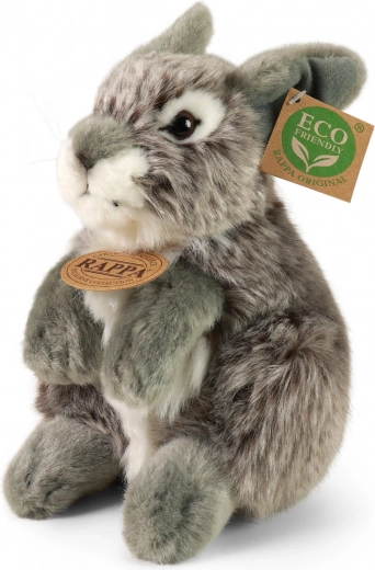 Плюшено зайче сиво 20 см eco friendly