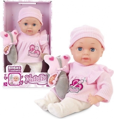 NATALIA Baby Doll 33 cm with Toy