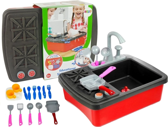 Children's Kitchen with Sink and Accessories