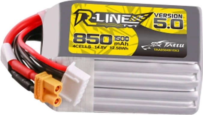 Tattu R-Line Battery 850 mAh 14.8 V 150C for FPV Drones