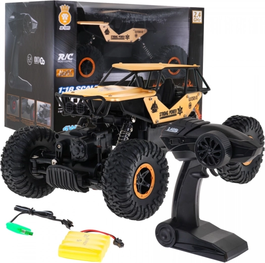 RC офроуд кола Crawler Monster 1:18 за деца 6+ – Златист