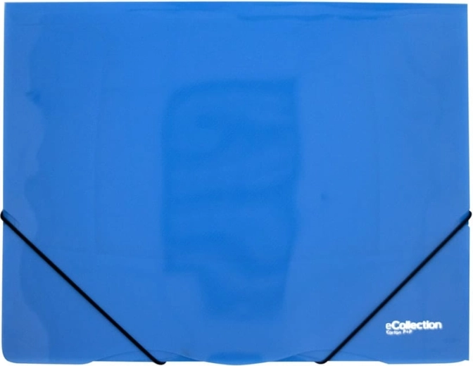 ECollection Elastic-Band Folder Blue A4