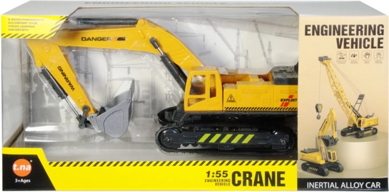 Construction Crawler Excavator 1:55 with Metal Parts