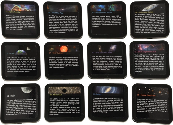 12 сменяеми диска с космически теми