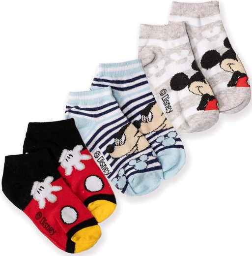 Комплект ниски чорапи Mickey – 3 чифта