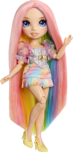 Posable doll in a fashionable outfit