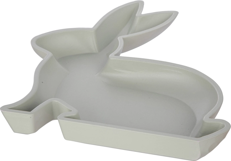 Декоративна подложка/плато от MDF, зелена 23 × 29,5 см