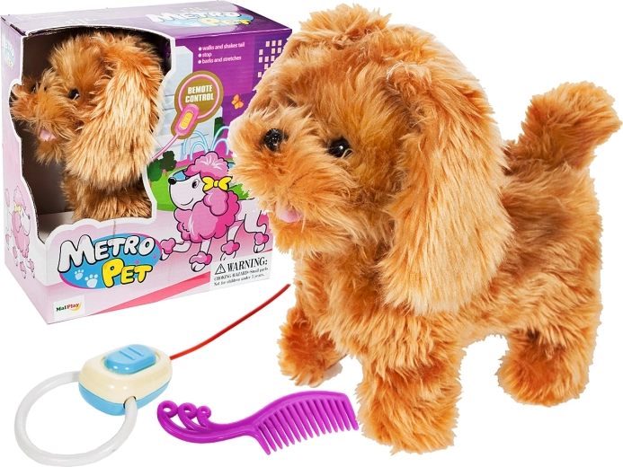 Interactive remote-controlled puppy
