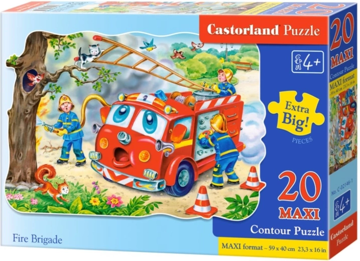 MAXI Children's Puzzle - Firefighters
