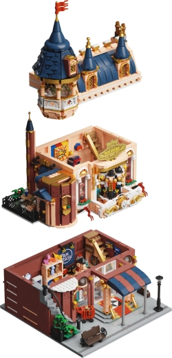 Modular three-story build for play and display