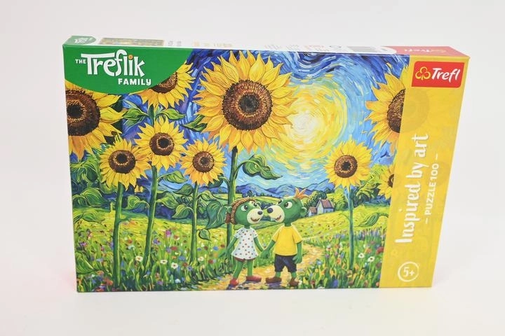 Пъзел Trefl Inspired by Art 100 части – разходка сред слънчогледи