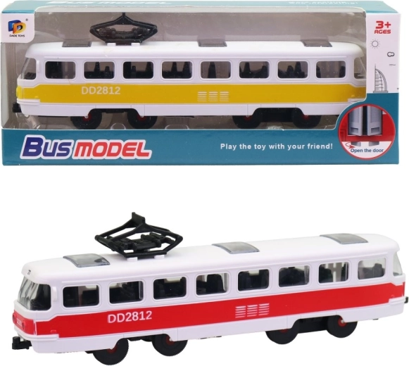 Tram Šalina 17 cm – realistic model for kids