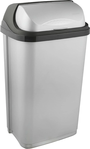 Pull-out waste bin 50 L, rectangular, plastic, assorted colors