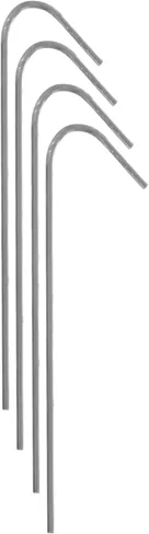Stable iron frame and ground anchoring