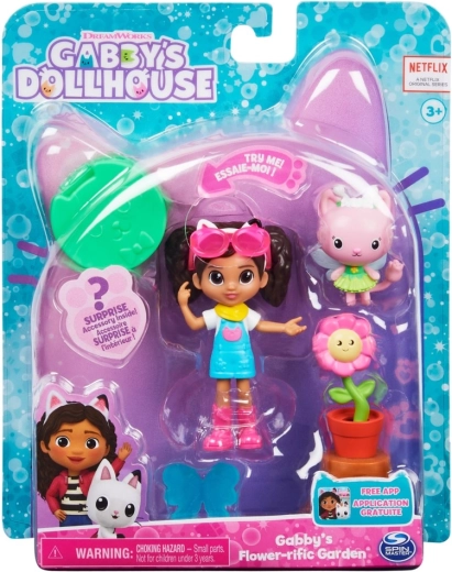 Gabby's Dollhouse малък градински комплект с фигурка на Габи